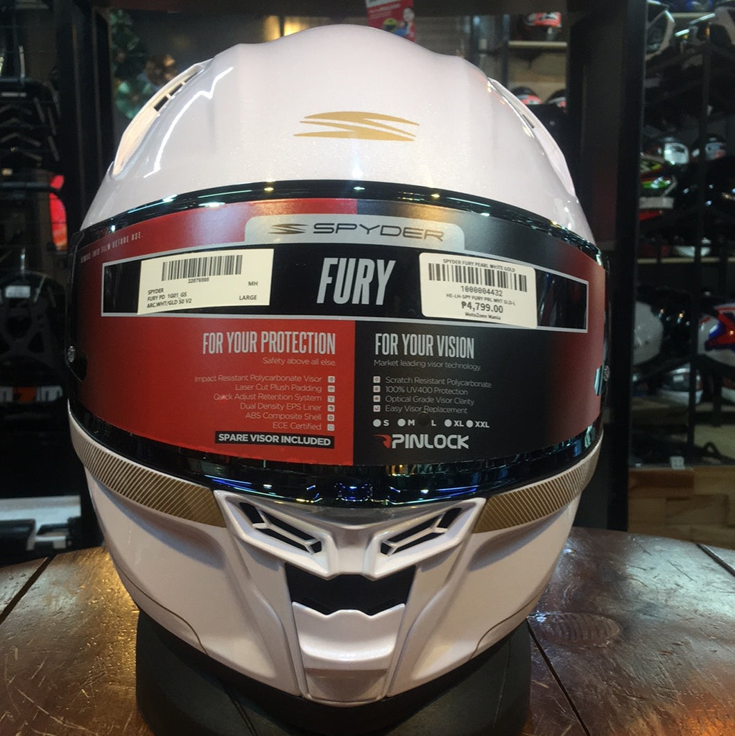 SPYDER FURY PEARL WHITE GOLD