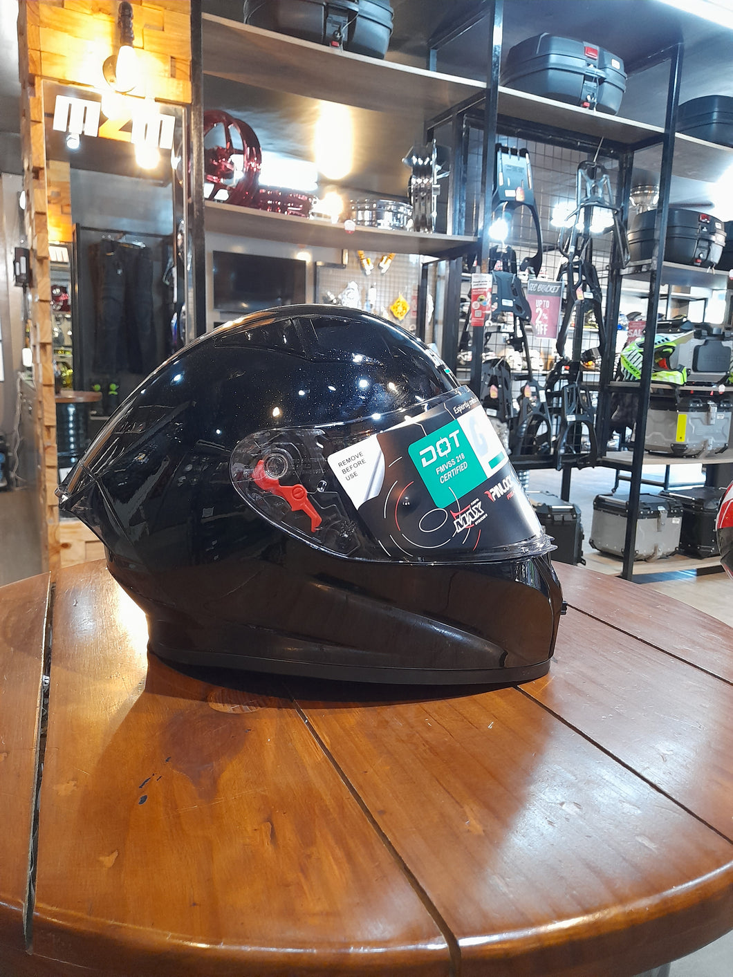 GILLE GTS-V1 GLOSSY BLACK PLAIN
