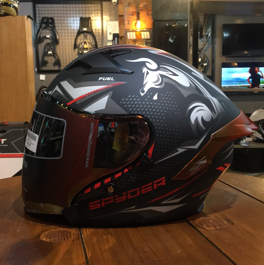 SPYDER FUEL RS BLACK SILVER RED S2
