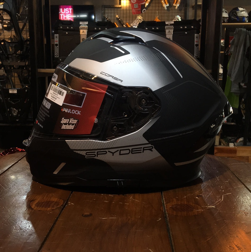 SPYDER CORSA MATT BLACK GREY S5