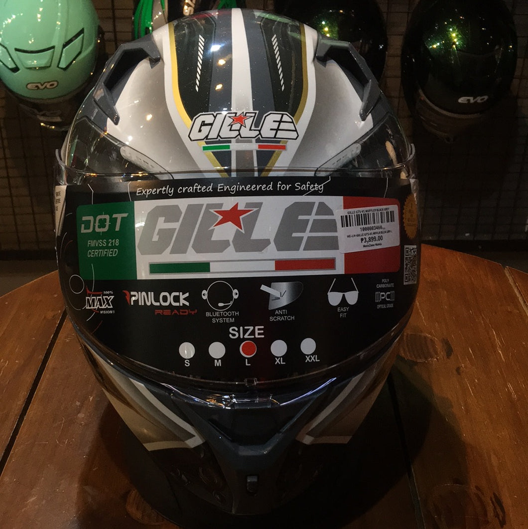 GILLE GTS-V1 MUFFLER BLACK GREY