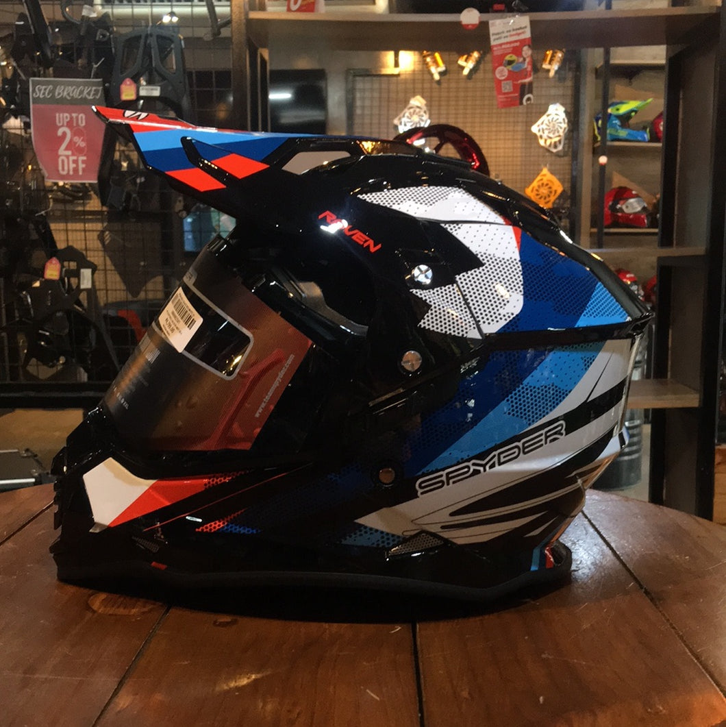 SPYDER HEX2 S BLACK RED WHITE S5