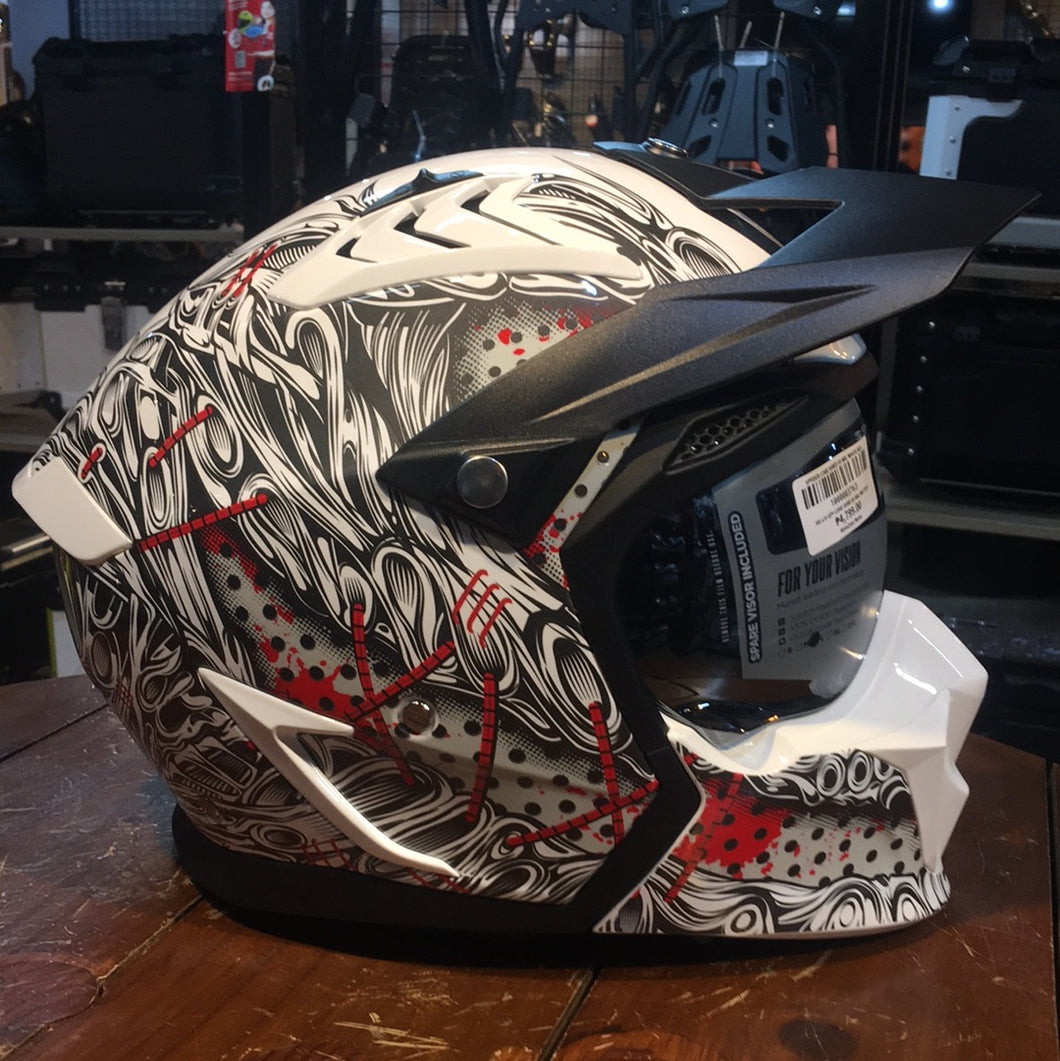SPYDER CORE SHRED SS ARC WHITE RED