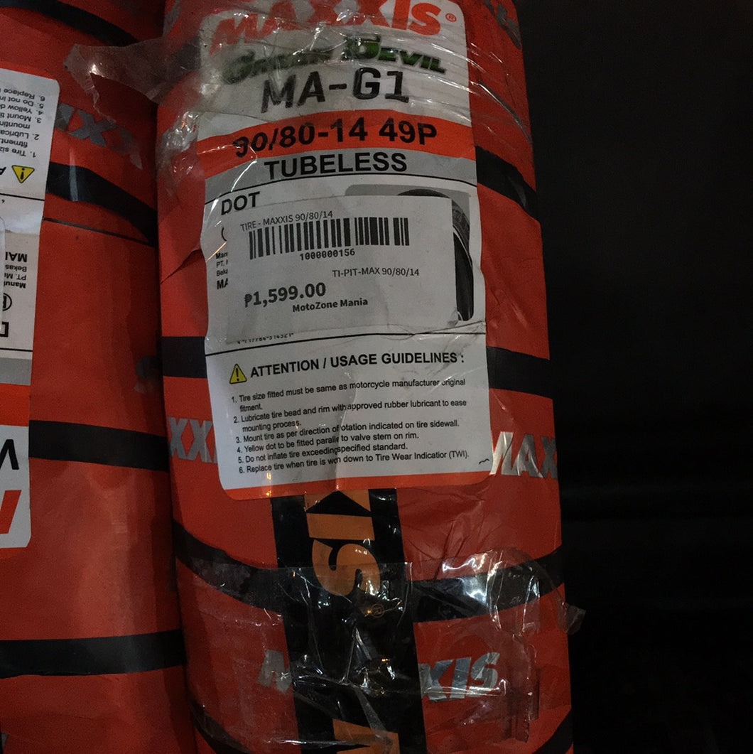 TIRE - MAXXIS 90/80/14