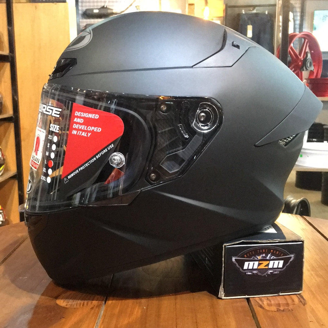 HELMET - KYT TT COUSE PLAIN MATT BLACK