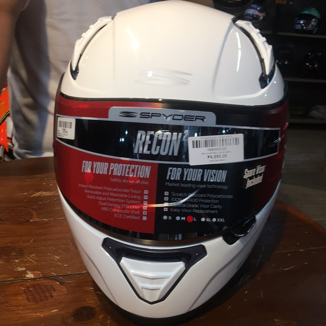 SPYDER RECON V2 SS ARC WHITE