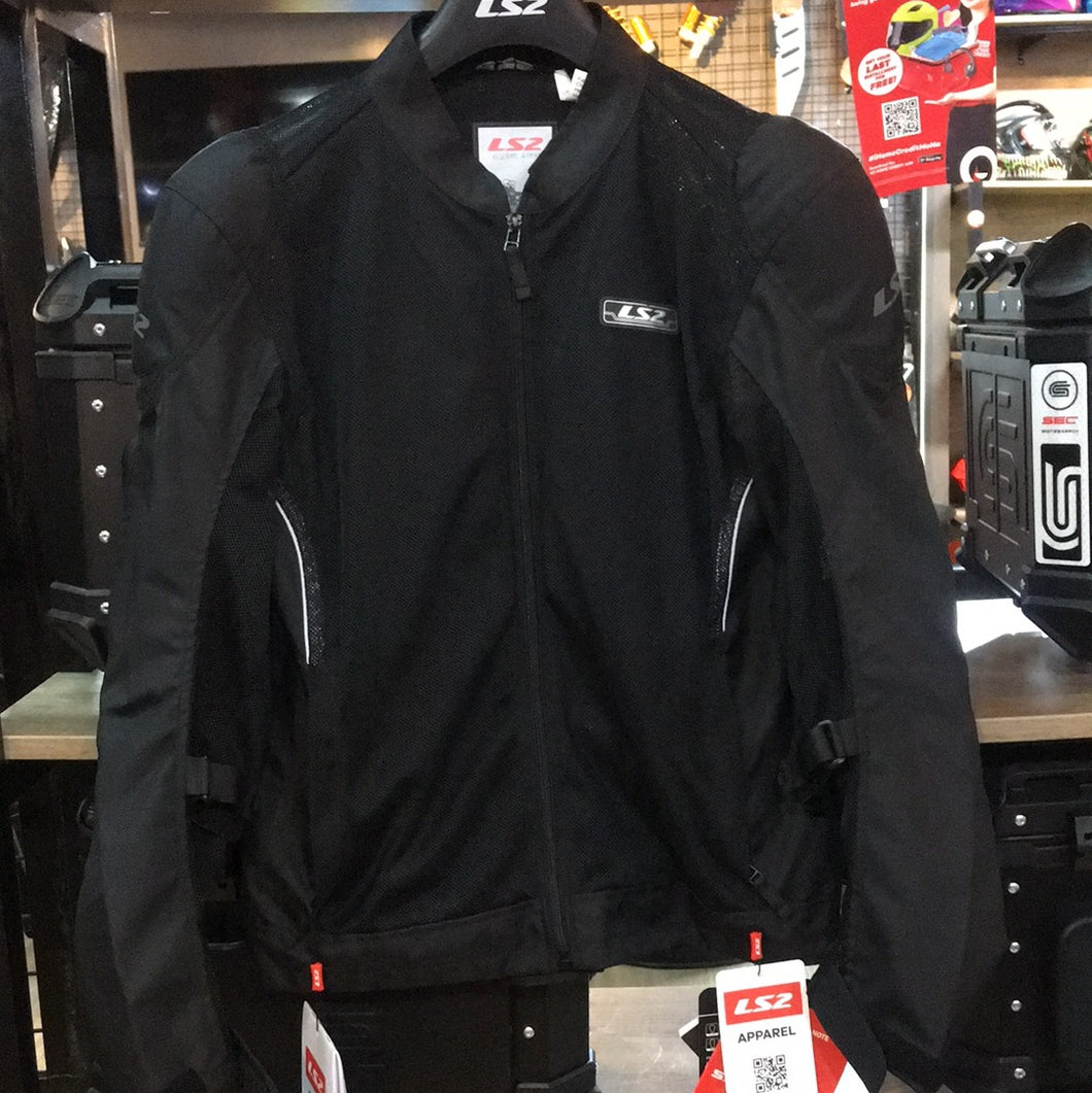 LS2 AIRY EVO MAN BLACK RIDING JACKET