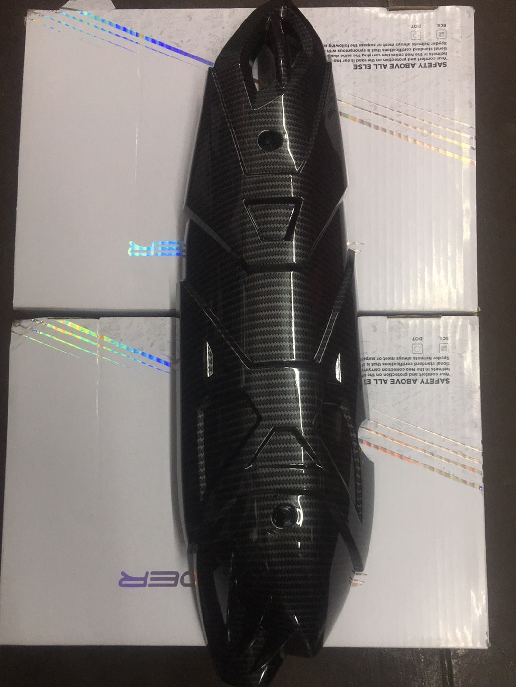 NMAX V2 2020 EXHAUST COVER CARBON
