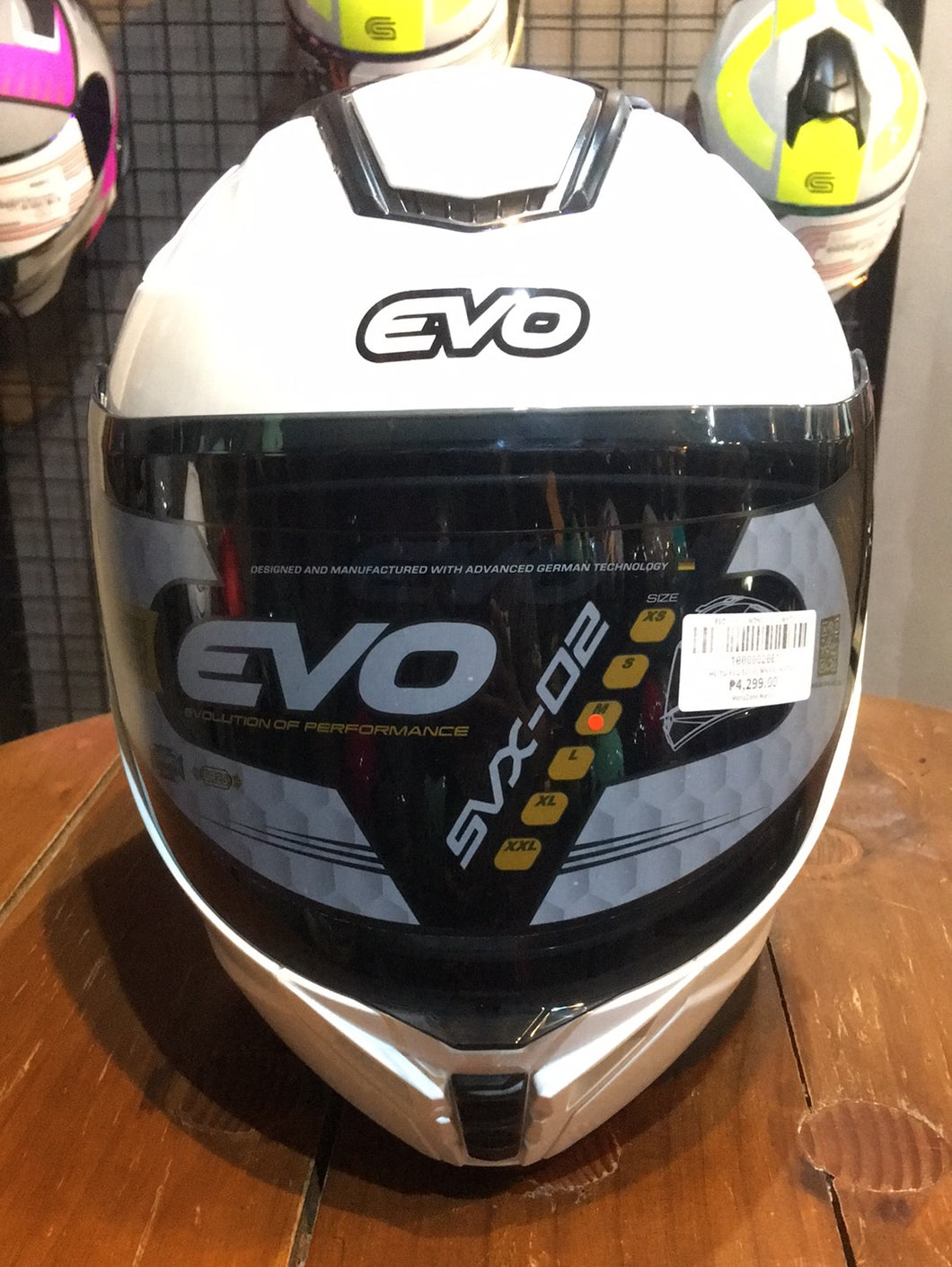 EVO SVX-02 MONO GLOSSY PEARL WHITE