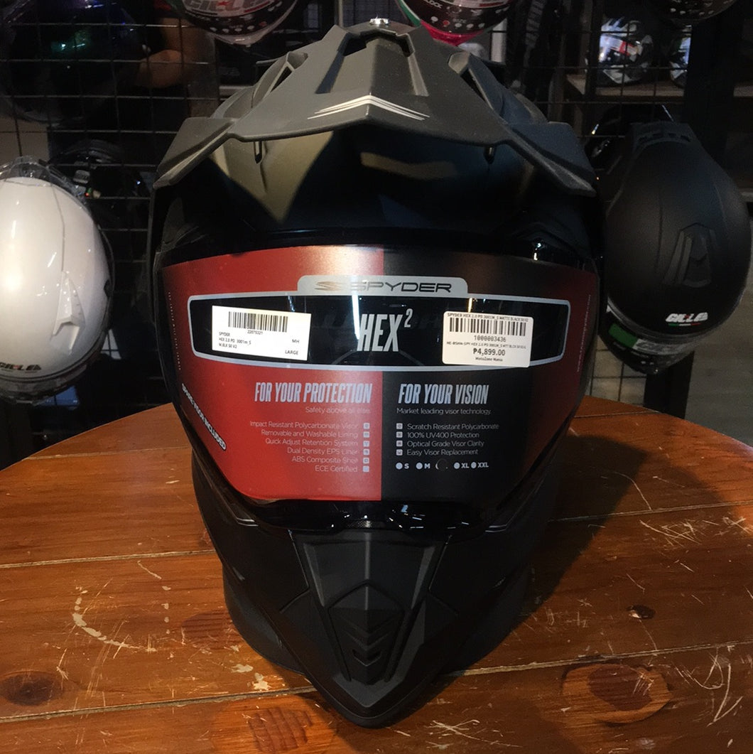 SPYDER HEX 2.0 PD 3001M_S MATTE BLACK S0 V2