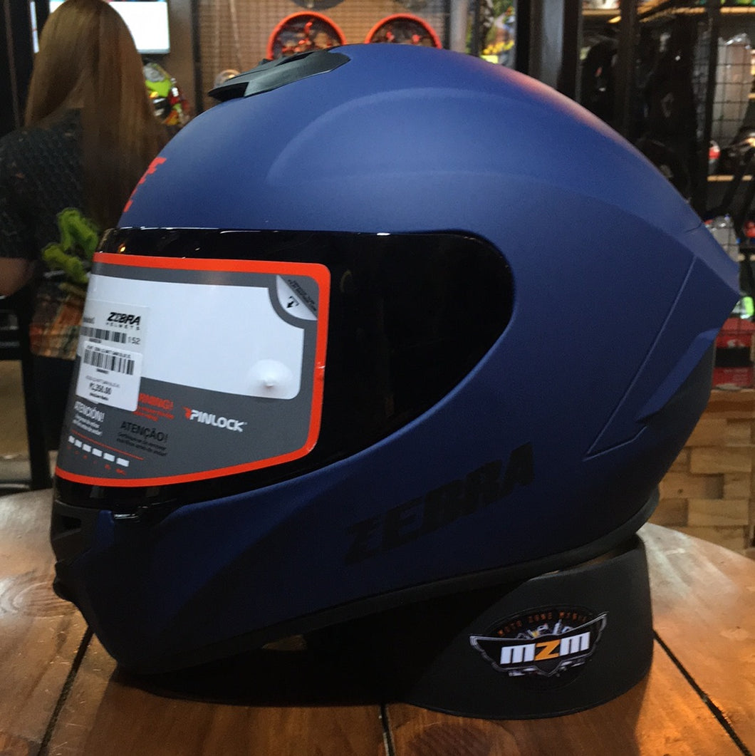 HELMET - ZEBRA 152 MATT DARK BLUE XL