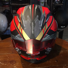 Load image into Gallery viewer, GILLE GTS-V1 MUFFLER MATTE BLACK RED
