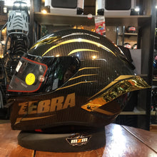 Load image into Gallery viewer, ZEBRA 795 CASCO GLOSSY BLACK YELLOW
