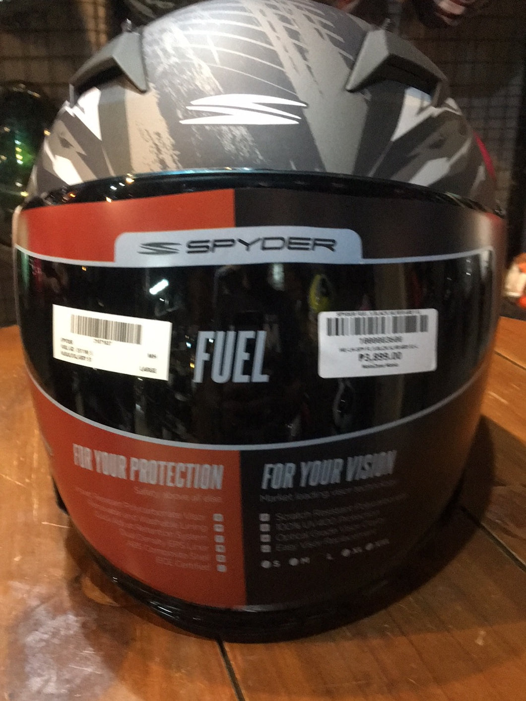 SPYDER FUEL S BLACK SILVER GREY S1