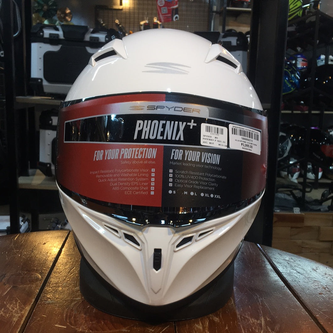 SPYDER PHOENIX + V2 SS ARC WHITE SILVER